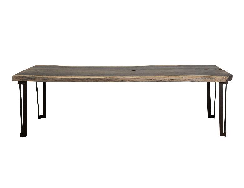 Image of Parota - Rectangular Table (Live Edge) - Light Brown