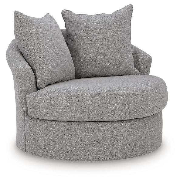UrbanCrest - Swivel Accent Chair - Pewter