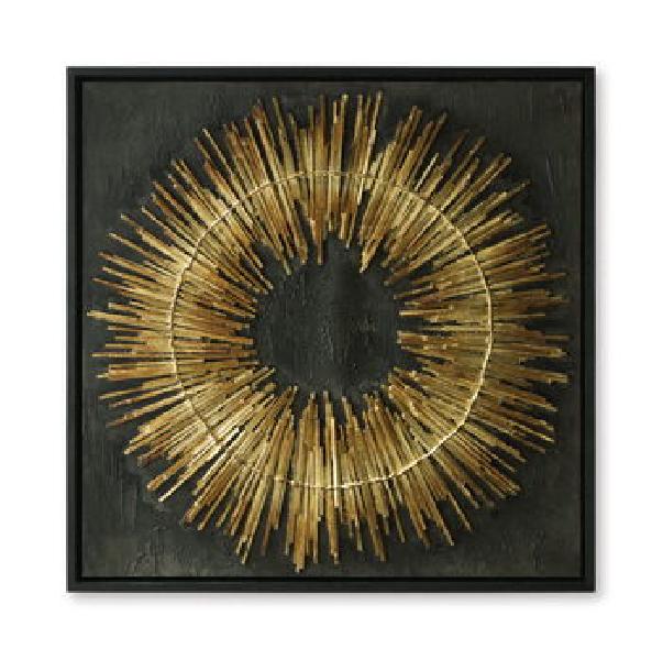Image of Buddins - Wall Art - Black / Gold Finish
