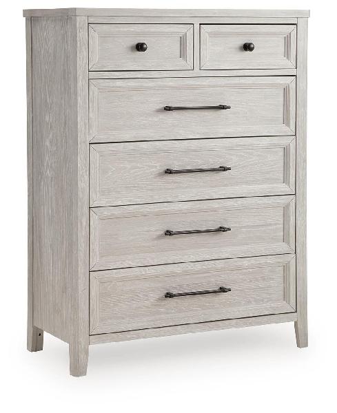 Darbonton - Six Drawer Chest - Dove White