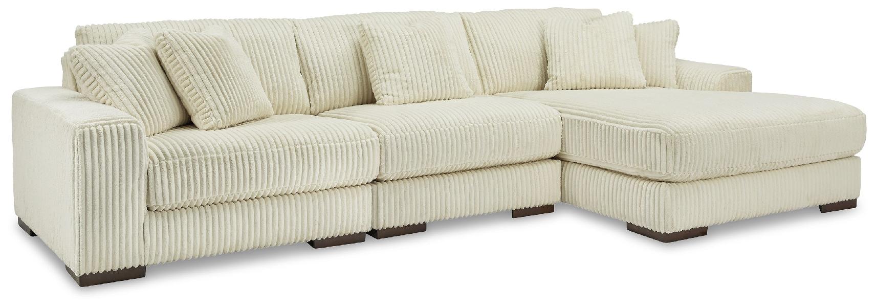 Image of Lindyn - 3-Piece Sectional With Raf Corner Chaise - Ivory