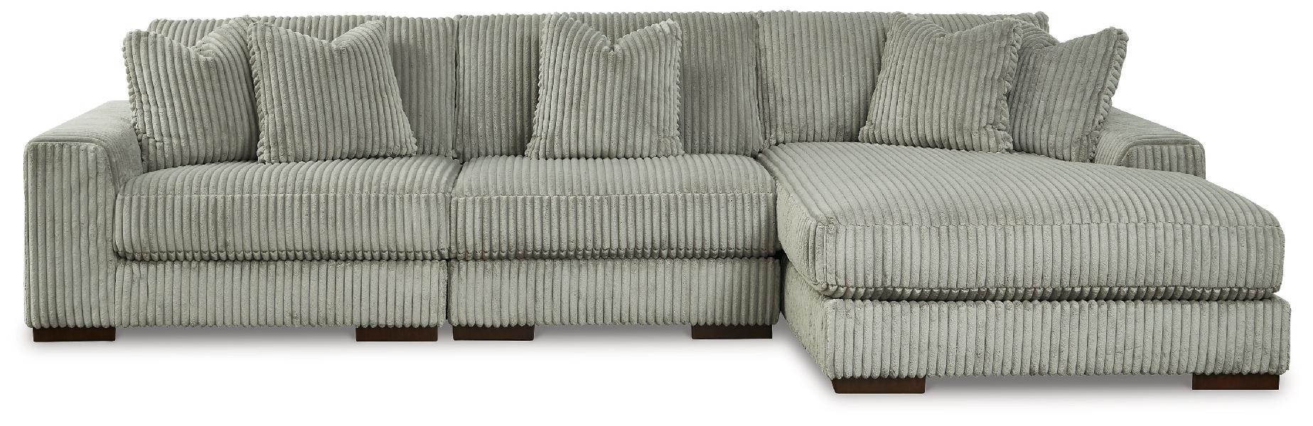 Image of Lindyn - 3-Piece Sectional With Raf Corner Chaise - Fog