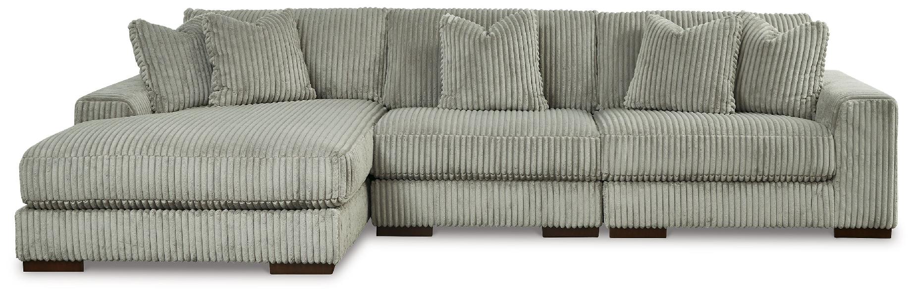 Image of Lindyn - 3-Piece Sectional With Laf Corner Chaise - Fog