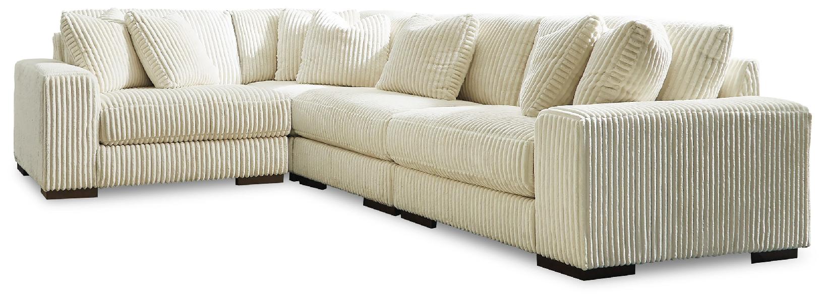 Image of Lindyn - 4-Piece Sectional - Ivory