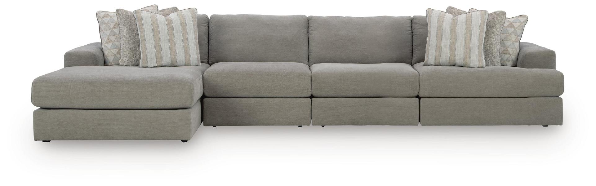 Image of Avaliyah - 4-Piece Sectional With Laf Corner Chaise - Ash