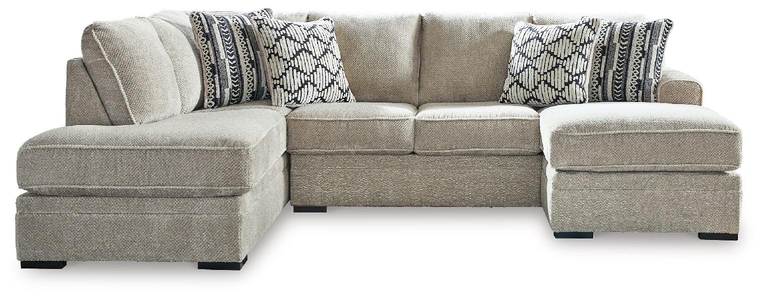 Image of Calnita - 2-Piece Sectional With Laf Corner Chaise - Sisal