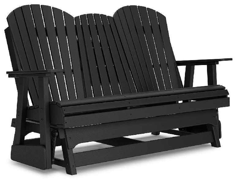 Image of Hyland Wave - Glider Loveseat - Black