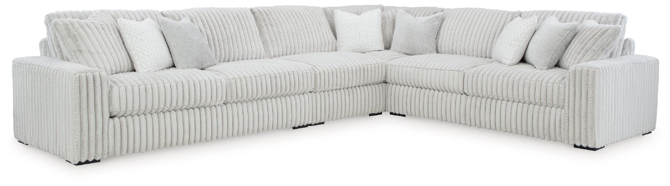 Image of Stupendous - 4-Piece Sectional - Alloy