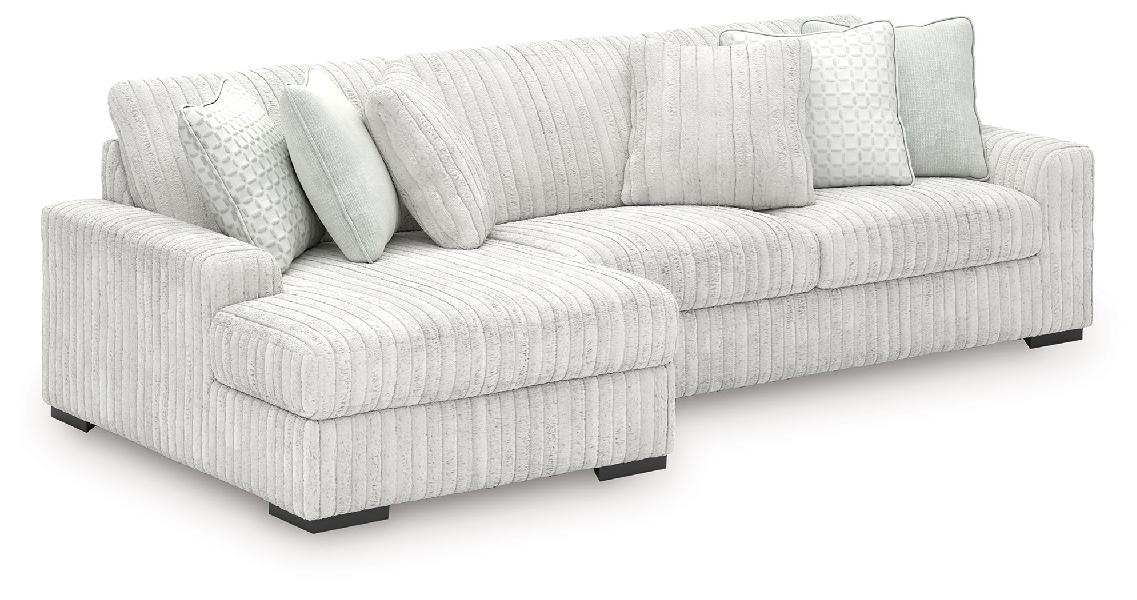 Image of Stupendous - 2-Piece Sectional With LAF Corner Chaise - Alloy