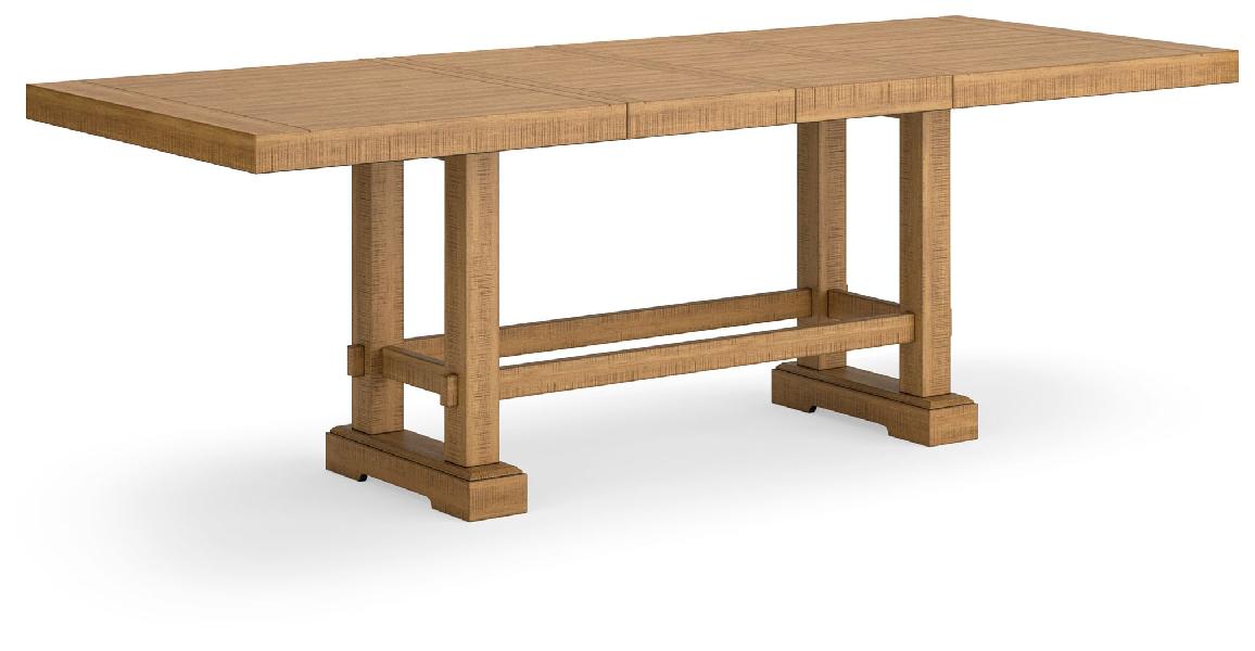 Image of Havonplane - Rectangular Dining Room Counter Extension Table - Brown