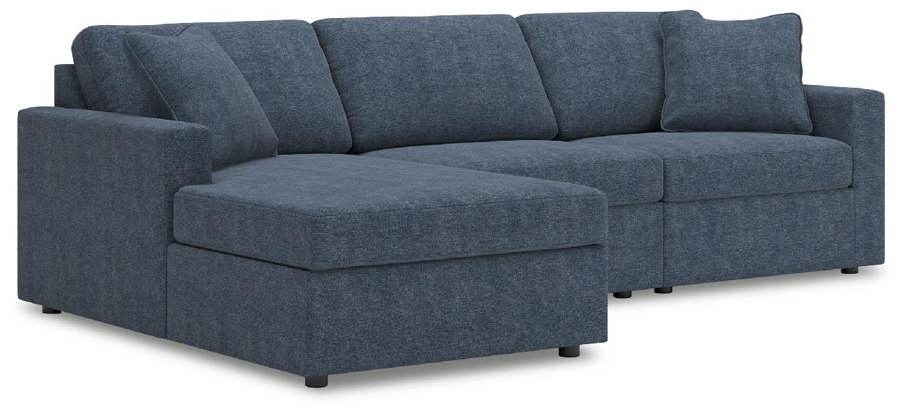 Image of Modmax - 3-Piece Sectional With Laf Corner Chaise - Ink