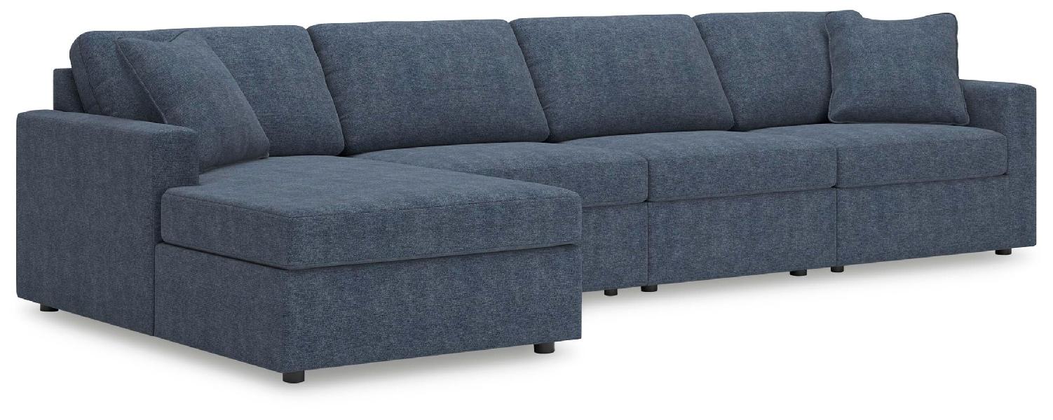 Image of Modmax - 4-Piece Sectional With Laf Corner Chaise - Ink