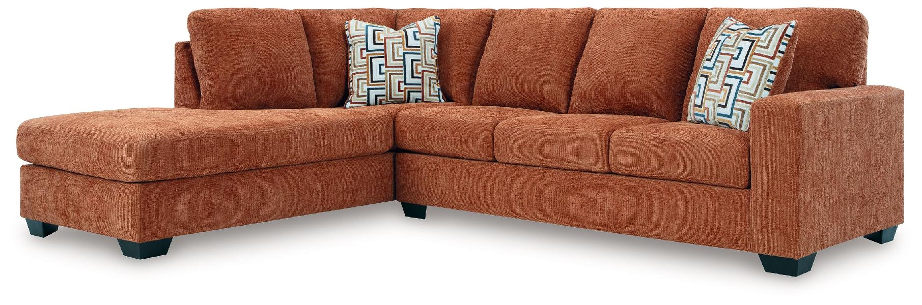 Image of Aviemore - 2-Piece Sectional With Laf Corner Chaise - Spice