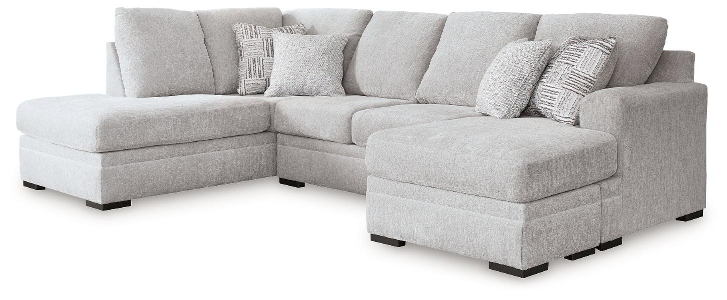 Image of Gabyleigh - 2-Piece Sectional With Raf Chaise - Nickel