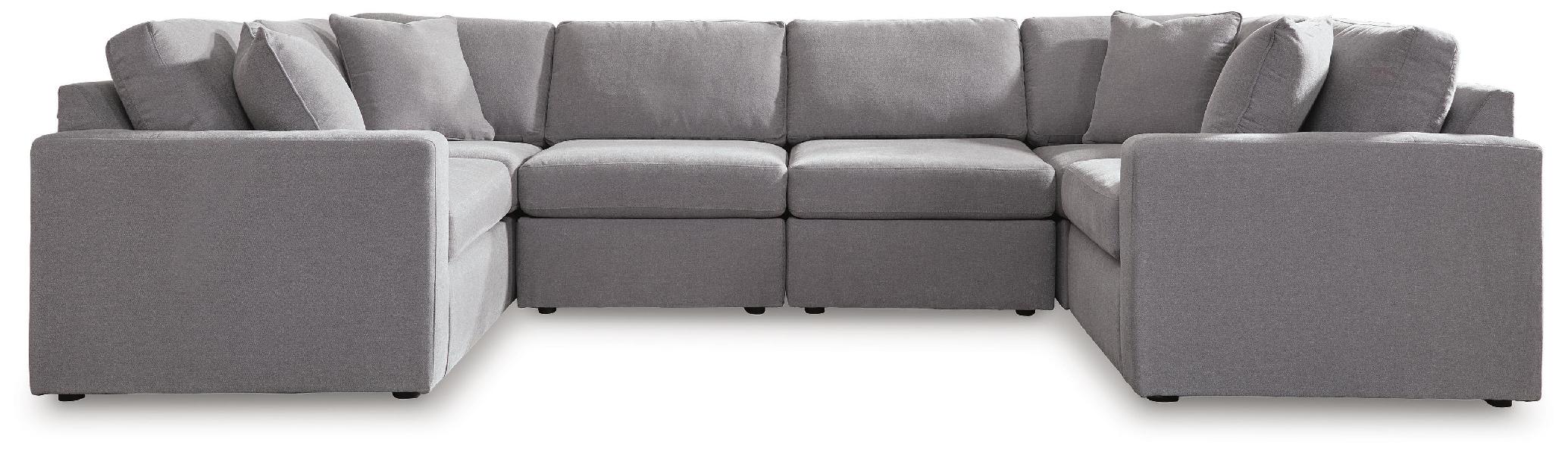 Image of Modmax - 6-Piece Sectional - Granite