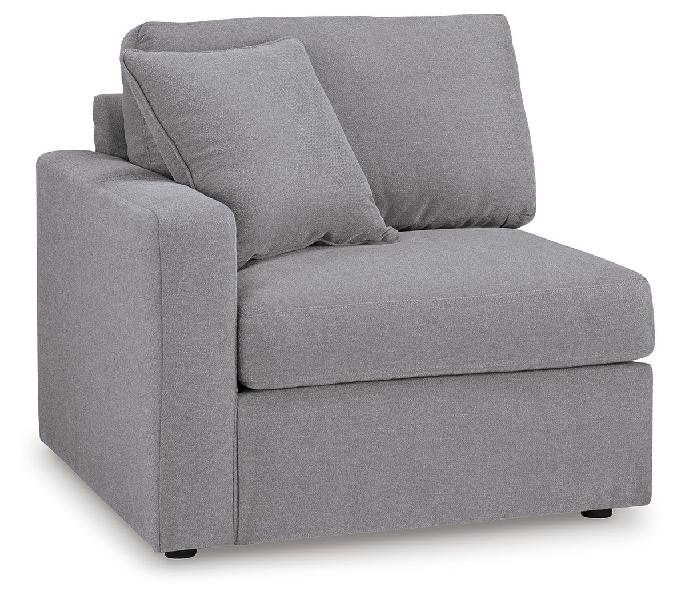 Image of Modmax - 3-Piece Sectional With Raf Corner Chaise - Granite