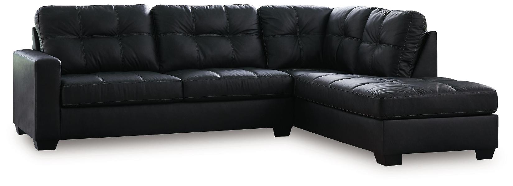Image of Barlin Mills - 2-Piece Sectional With Raf Corner Chaise - Carbon