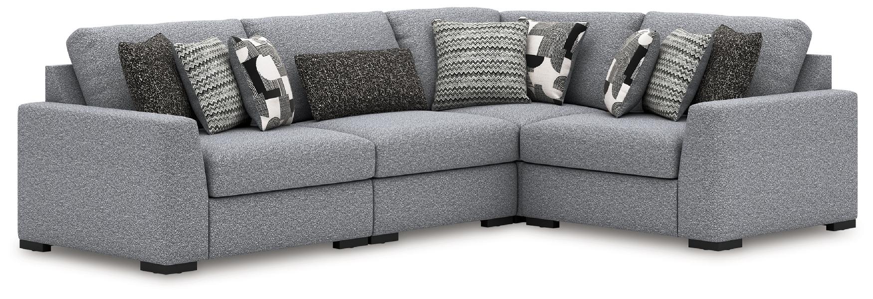 Image of Bealton - 4-Piece Sectional - Salt And Pepper