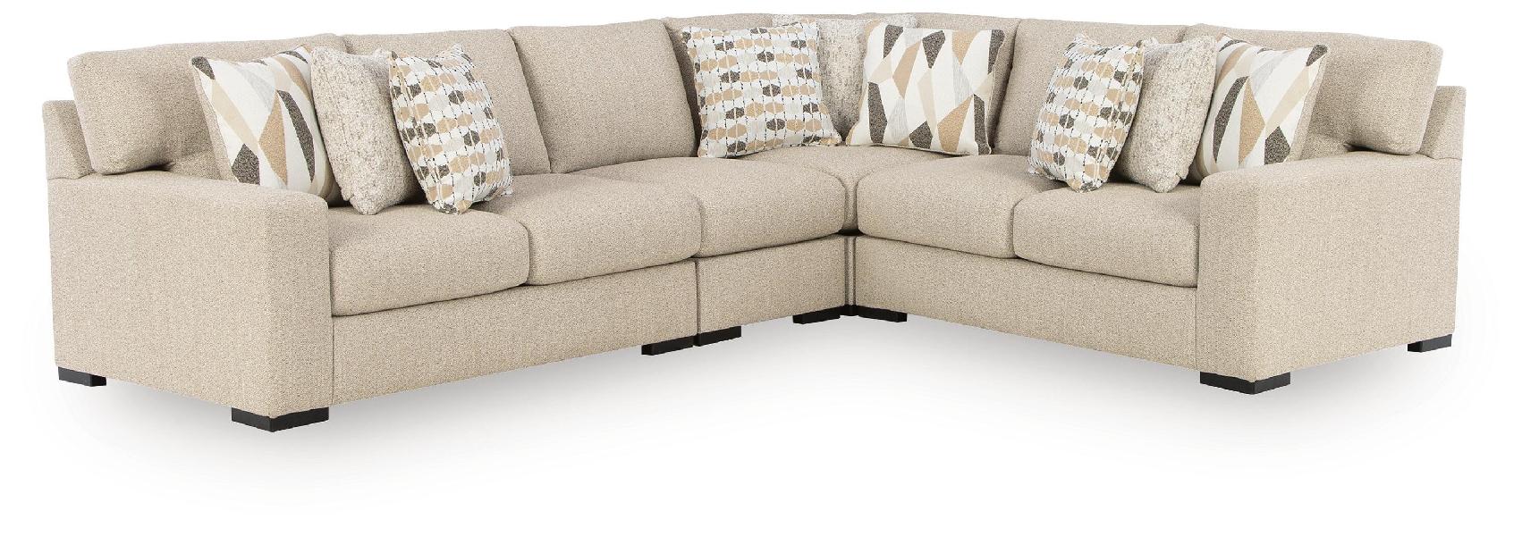 Image of LaureLGrove - 4-Piece Sectional - Pebble