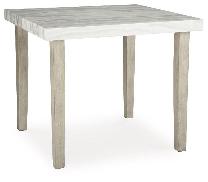 Image of Larawyn - Square Dining Room Counter Table - Bisque
