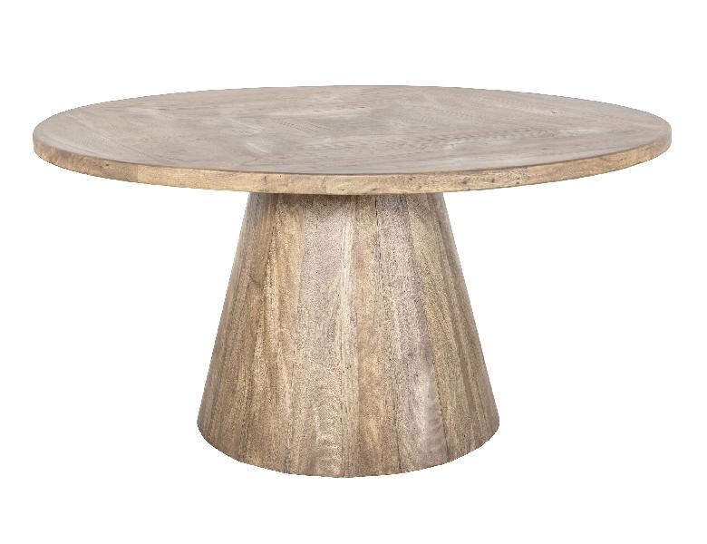 Image of Balam - Round Dining Table - Ivory White