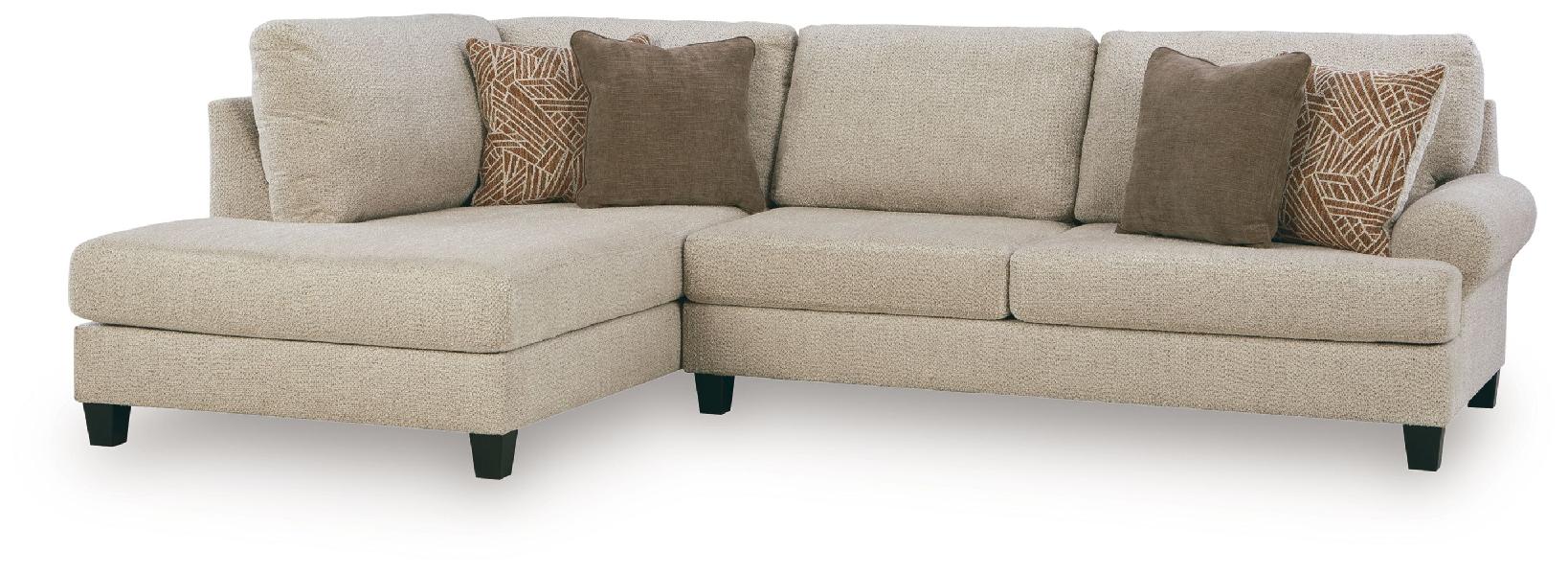 Image of Steelwater Retreat - 2-Piece Sectional With LAF Corner Chaise - Latte