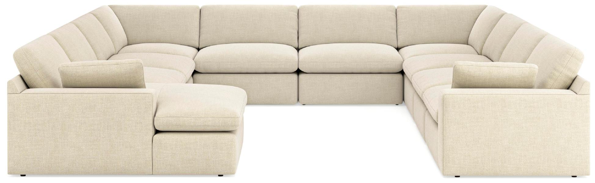 Image of Elyza - 10-Piece Sectional - Linen