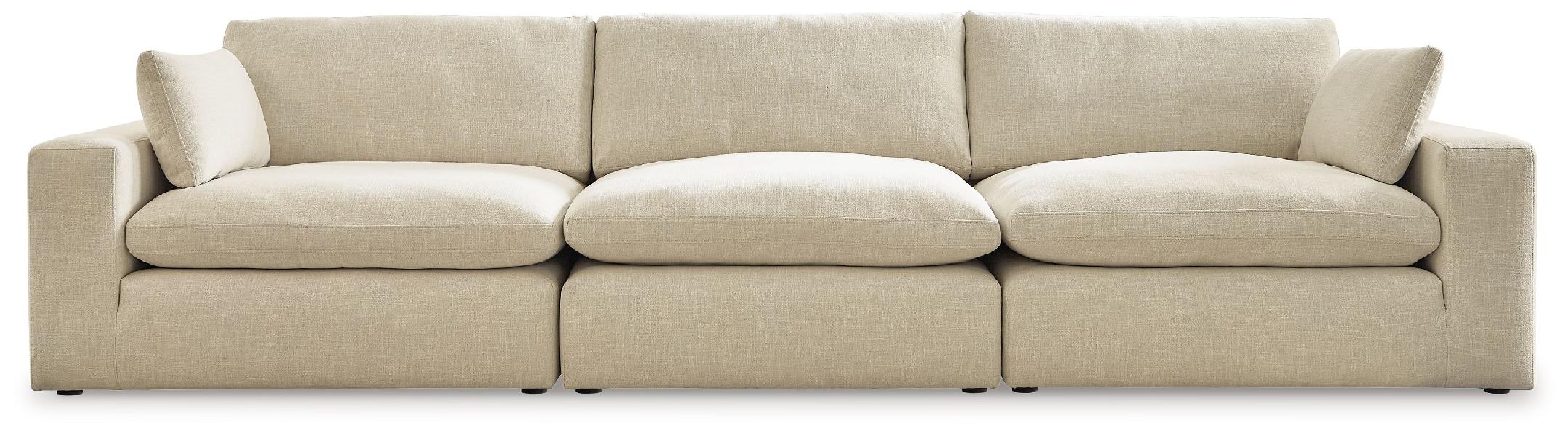 Image of Elyza - Sofa 3 Pc Sectional - Linen