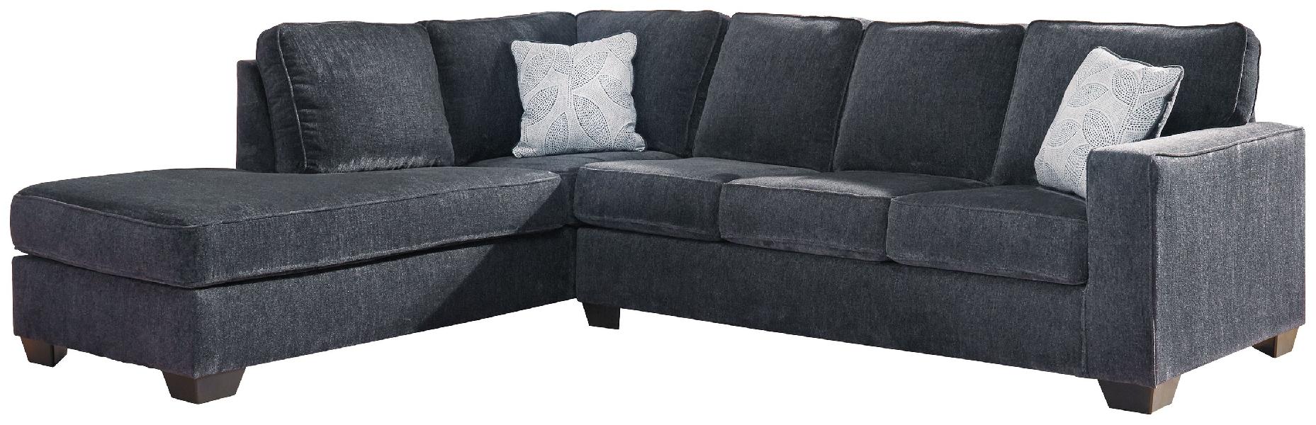 Image of Altari - Left Arm Facing Chaise 2 Pc Sectional - Slate