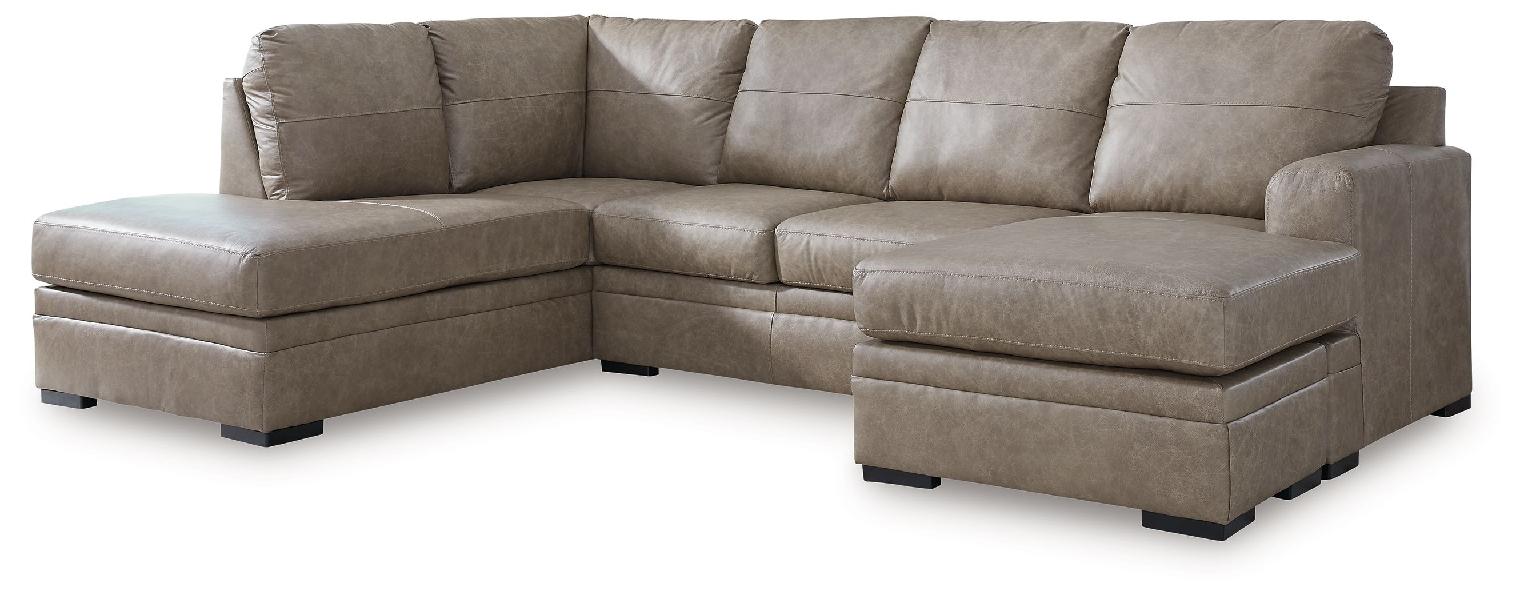 Image of Amuleto - 2-Piece Sectional With Laf Corner Chaise - Desert