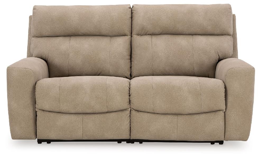 Image of Next-Gen Durapella - 2-Piece Power Reclining Sectional Loveseat - Sand