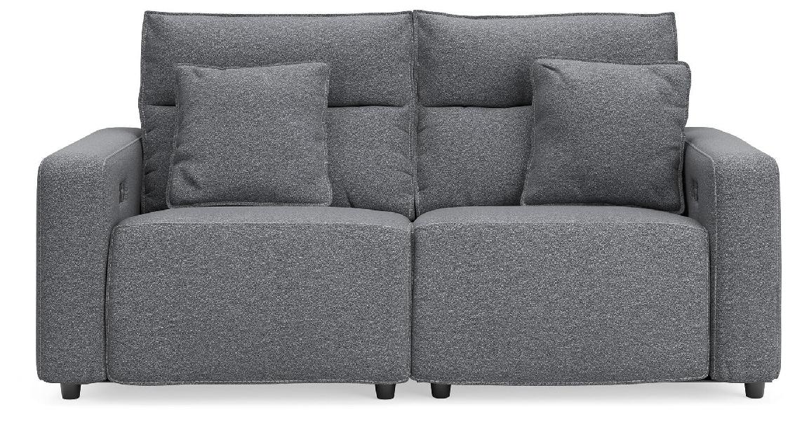 Image of Modmax II - 2-Piece Power Reclining Loveseat - Salt And Pepper