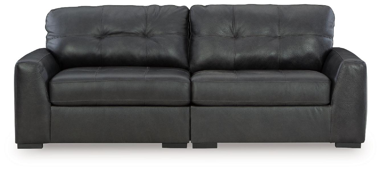 Image of Brindley Pier - 2-Piece Sectional Loveseat - Fog