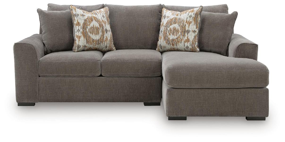 Image of Larson Levee - 2-Piece Sectional Sofa With RAF Corner Chaise - Espresso