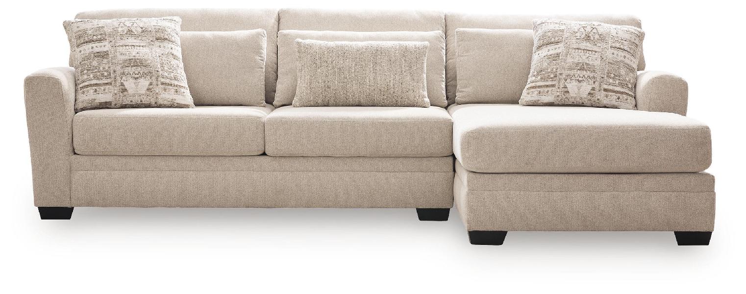 Image of Mandi Point - 2-Piece Sectional Sofa With RAF Corner Chaise - Marble