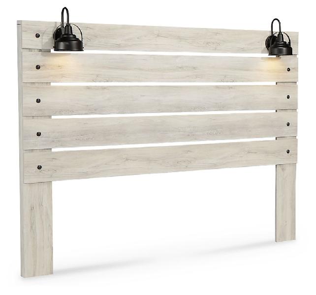 Image of Cambeck - King Panel Headboard - Whitewash