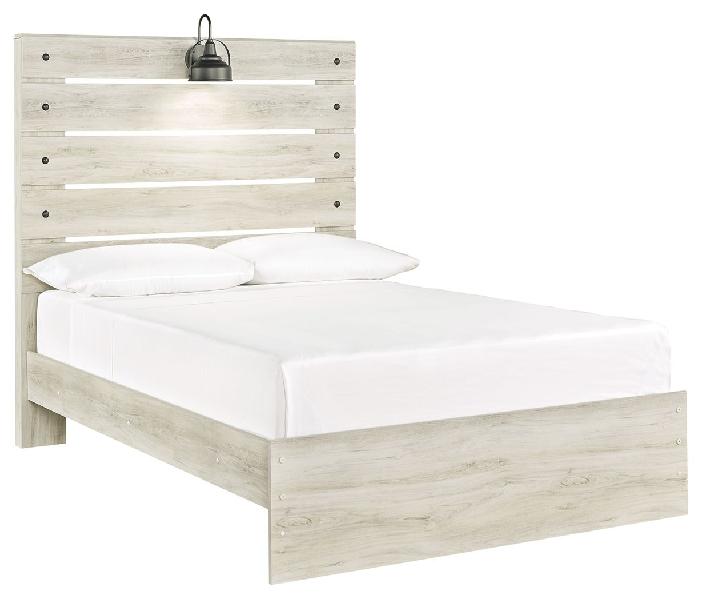 Cambeck - Full Panel Bed - Whitewash
